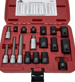 CTA Tools 7394 18 Pc. Brake Caliper Socket Set