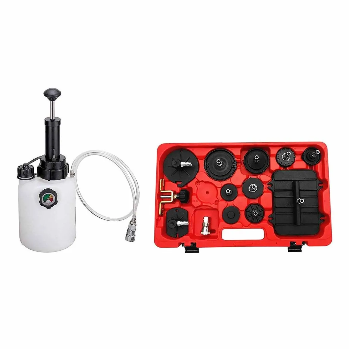 CTA Tools 7310 Brake Bleeder Tank & Adapter Bundle