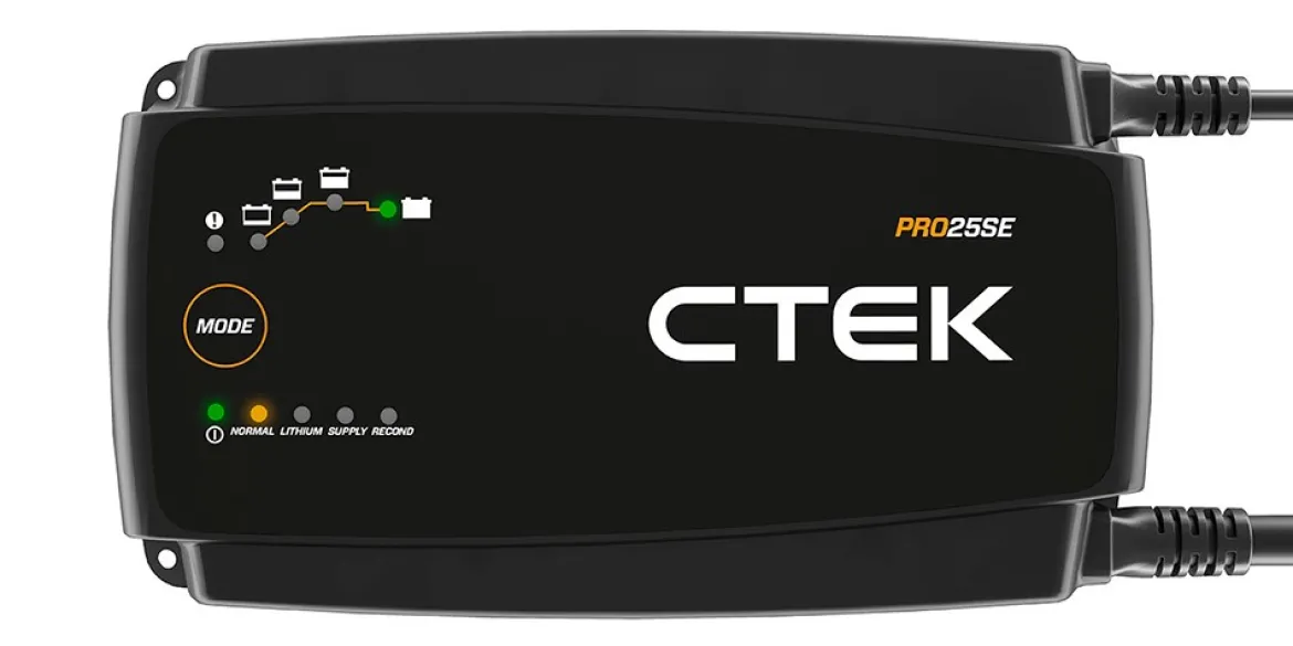 CTEK PRO25SE 12V 25A Battery Charger w/ Long Cable (40-327)