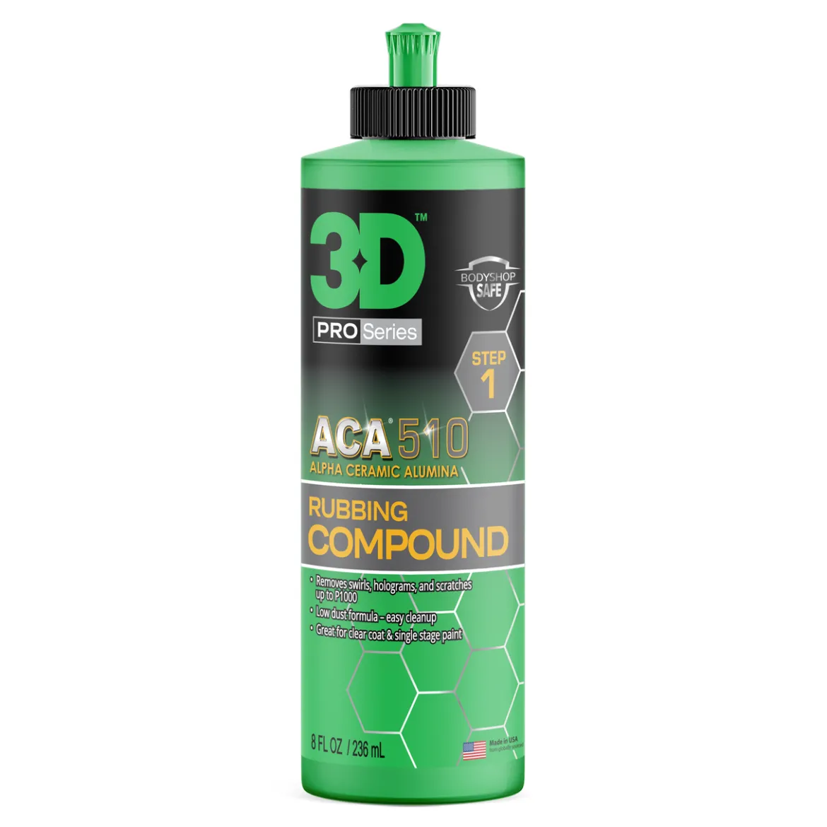 3D ACA 510 Premium Rubbing Compound 8 oz (510OZ8)
