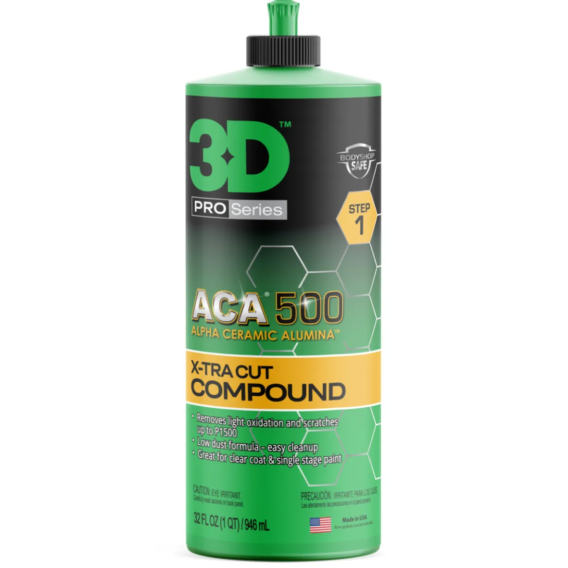 3D ACA 500 X-Tra Cut Compound 32 oz (500OZ32)