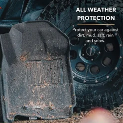 3D MAXpider Complete Set Custom Fit All-Weather Floor Mat, Black (L1HD04201509)