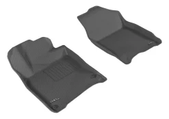 3D MAXpider First Row Custom Fit All-Weather Floor Mats, Black (L1HD07411509)