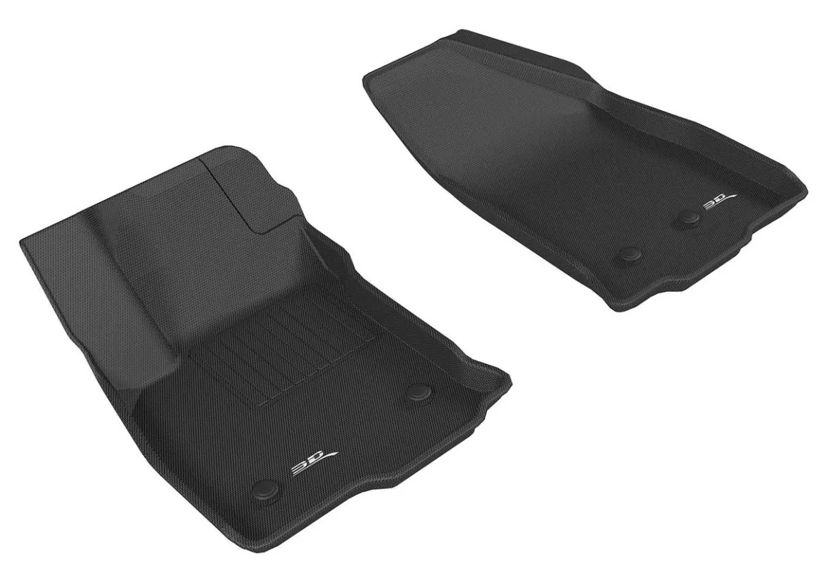 3D MAXpider First Row Custom Fit Kagu Floor Mat, Black (L1CH07911509)