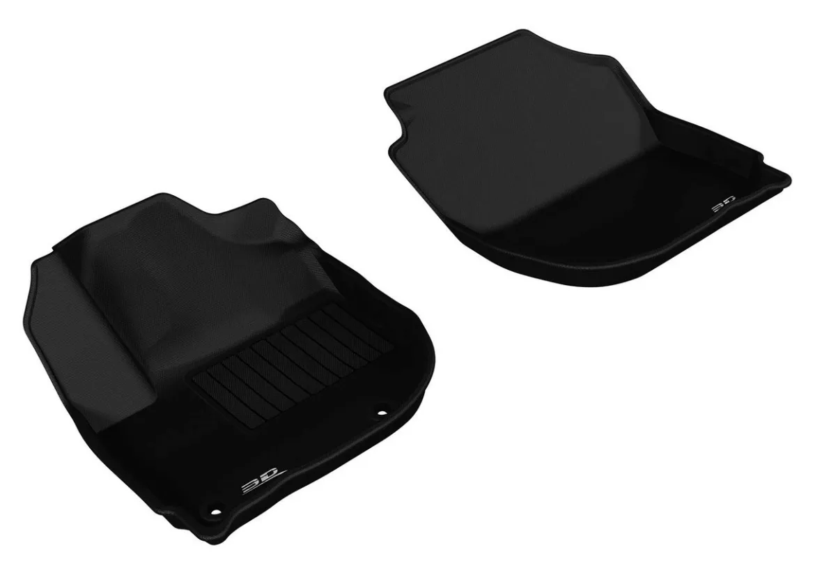 3D MAXpider Front Row Custom Fit All-Weather Floor Mat, Black (L1HD05511509)