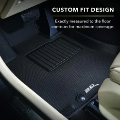 3D MAXpider Second Row Custom Fit Kagu Floor Mat, Gray (L1HD09821501)