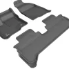 3D MAXpider 1St Row, 2Nd Row All-Weather Floor Mats, Gray (L1CH08701501)