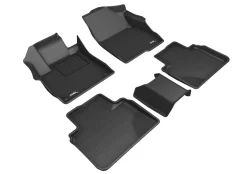 3D MAXpider 1St Row, 2Nd Row All-Weather Floor Mats, Black (L1HD09801509)