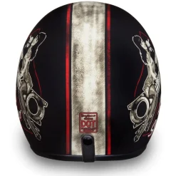 Daytona Helmets 3/4 Shell Open Face Motorcycle Helmet [M] (DC6-BFS-M)
