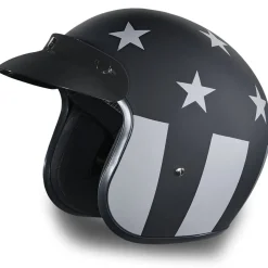 Daytona Helmets 3/4 Shell Open Face Motorcycle Helmet [S] (DC6-CAS-S)