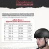 Daytona Helmets Half Skull Cap Motorcycle Helmet [Dull Black] [M] (D1-BNS-M)