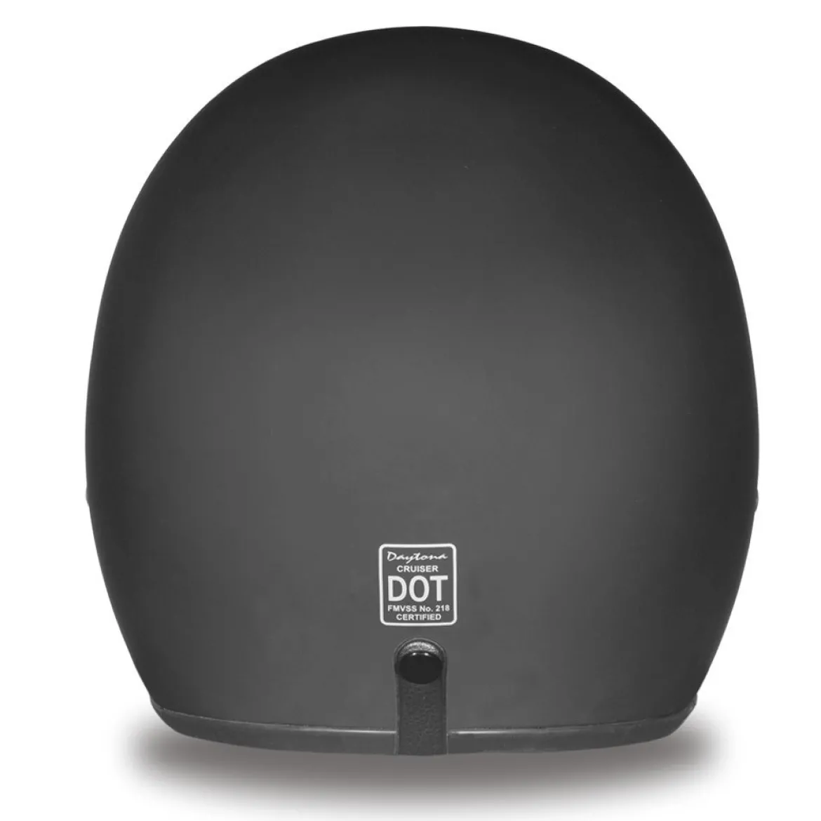 Daytona Helmets Motorcycle Open Face Helmet Cruiser- Dull Black, Xxl (DC1-B-2XL)