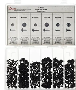 Disco Automotive 8122 Black Trim Screw Assortment