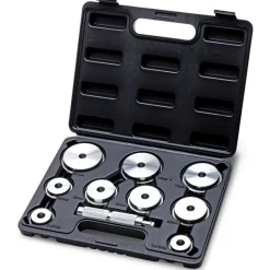 Eastwood 10 Piece Bearing and Seal Driver Set with Machined Aluminum Collars (14533)