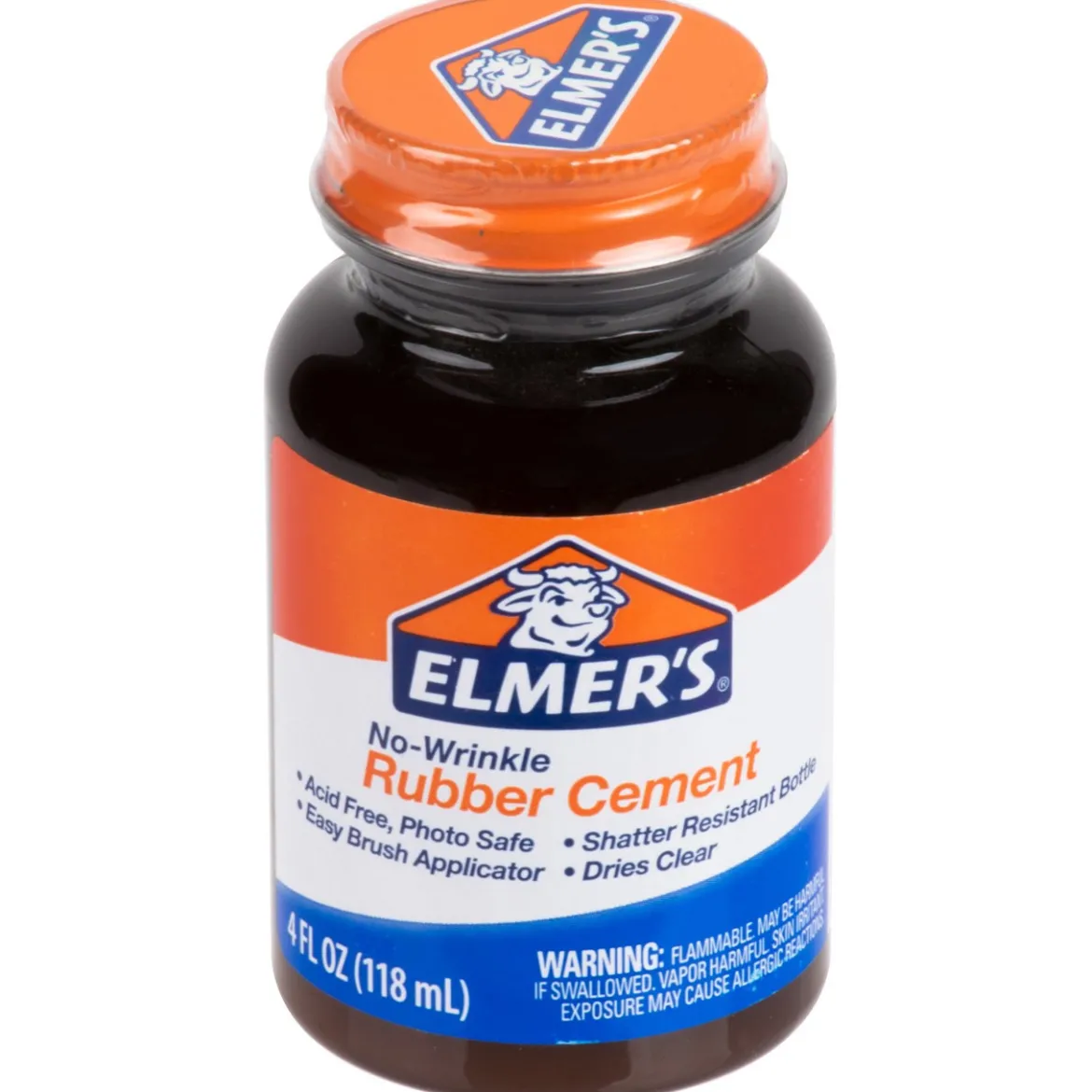 Elmer's E904 No-Wrinkle Rubber Cement - 4 oz.