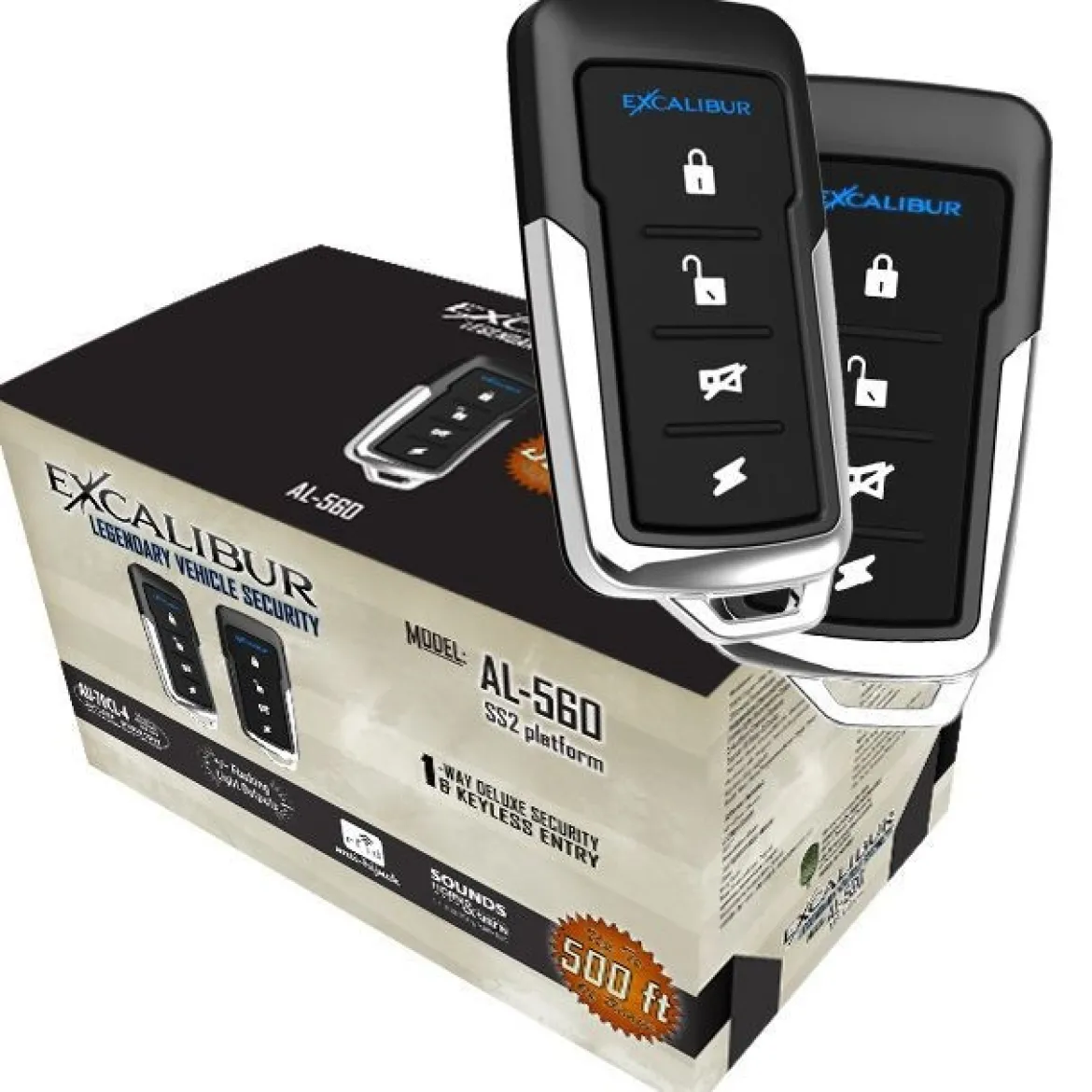 Excalibur AL560 1 Way Keyeless Entry & Security System