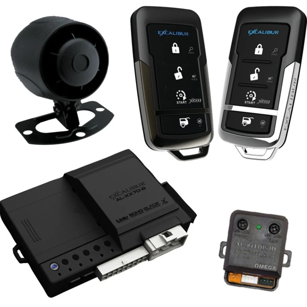 Excalibur AL1670B 433Mhz RS Alarm Combo (Linkr & Blade Ready)