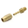 Fast Fix 3/8" Air Hose Assembly Repair Fitting w/ 1/4" MNPT Fixed (FFFX38)