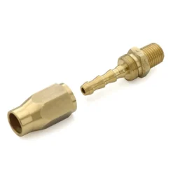 Fast Fix 3/8" Air Hose Assembly Repair Fitting w/ 1/4" MNPT Fixed (FFFX38)