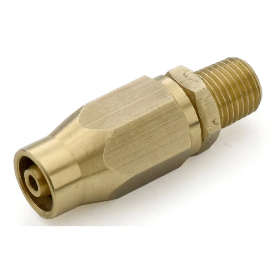 Fast Fix 3/8" Air Hose Assembly Repair Fitting w/ 1/4" MNPT Fixed (FFFX38)