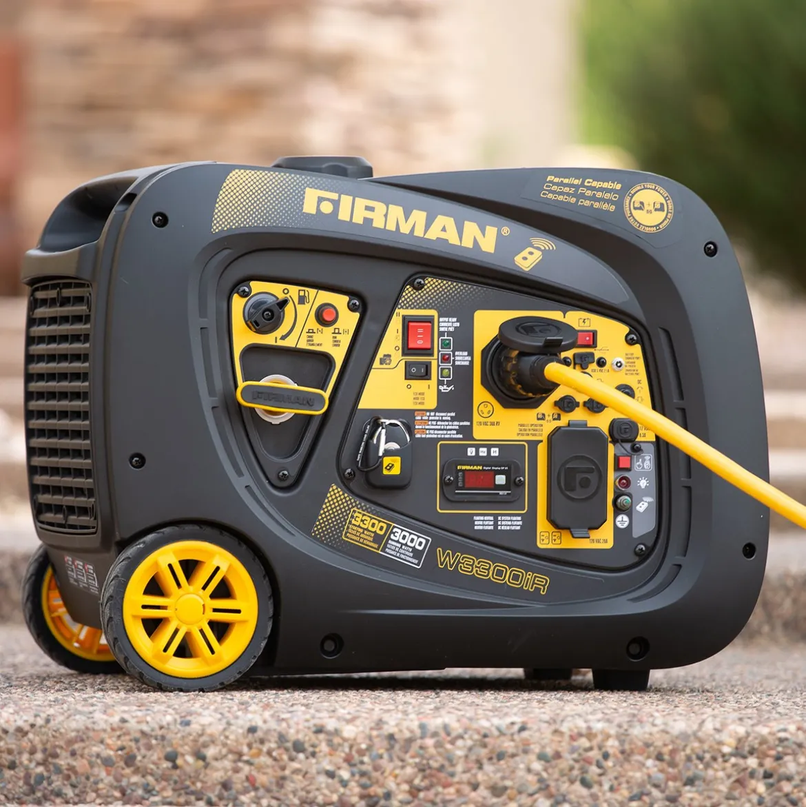 Firman Gas Inverter Portable Generator 3300/3000W Remote Start 50 ST CAN (W03083)