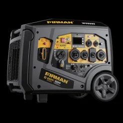 Firman Gas Inverter Portable Generator 6850/5500W Remote Start CO Alert 49 ST CAN (W05583)