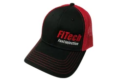 FiTech Black & Red Snap Back Hat (A1BRH)