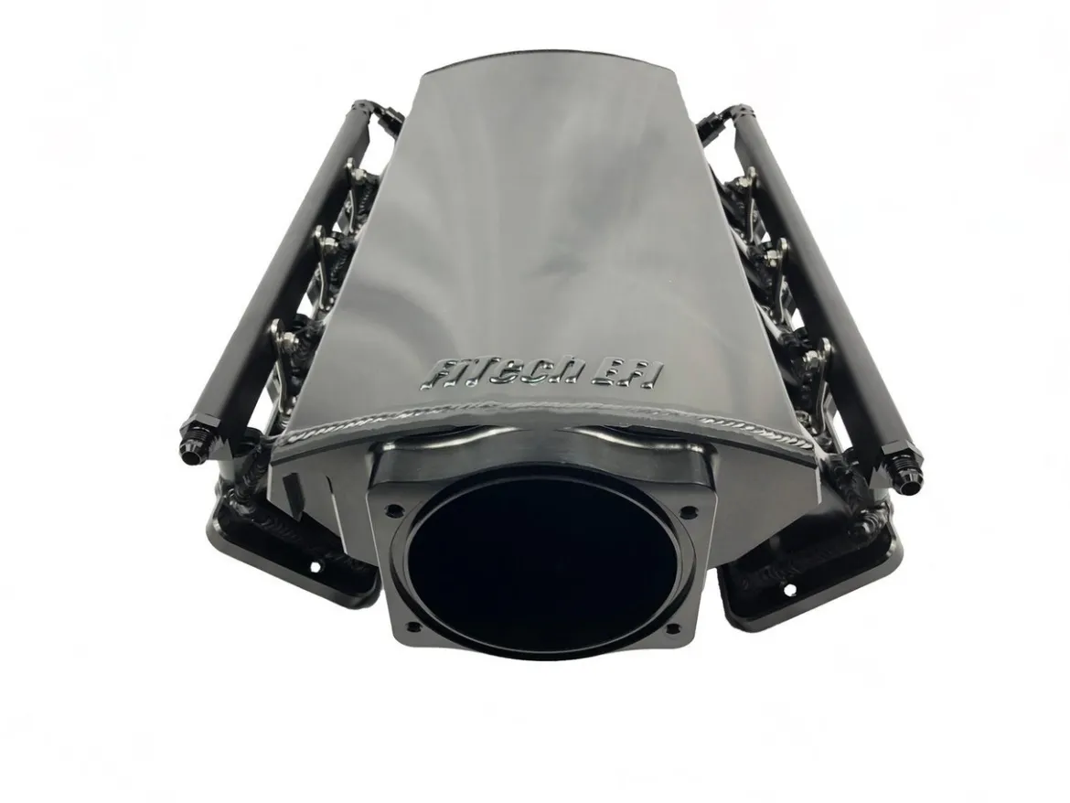 FiTech Cathedral Port LS1 Manifold Low w/ Rails (70064)