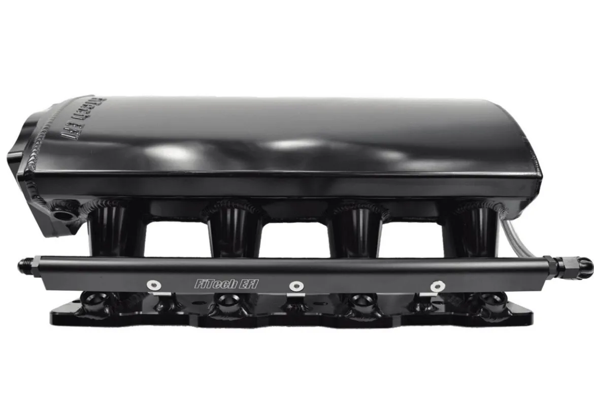 FiTech Cathedral Port LS1 Manifold Low w/ Rails (70064)