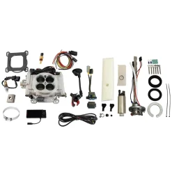 FiTech EFI 4 600 HP Bright Aluminum w/ 340 LPH In-Tank Pump (36601)
