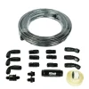 FiTech 20ft Black Stainless Steel Hose Kit (51002)