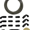 FiTech 40ft Natural Stainless Steel Hose Kit (51003)