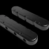 FiTech LS Tall Black Valve Covers w/Coil Mounts/Smooth Covers (131203)