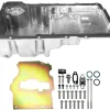 FiTech Medium Profile Polished 6.25 Qts Engine Oil Pan (130102)