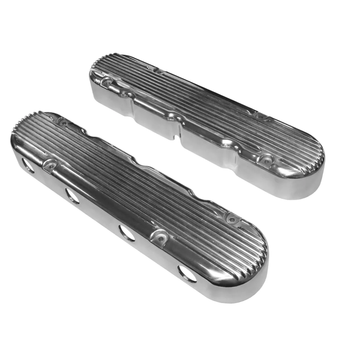 FiTech Polished Valve Covers w/Coil Mounts/Finned Covers (131102)