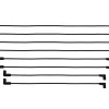 FiTech SBC (UH) HEI Dist End 90/90 Spark Plug Wire Kit (90017)
