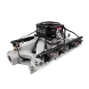 FiTech SBF Black Aluminum Go Port Fuel Rail Set (32454-1C)