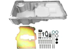 FiTech Ultra Low Profile Satin 6.10 Qt Engine Oil Pan (130003)