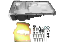 FiTech Ultra Low Profile Black 6.10 Qts Engine Oil Pan (130203)