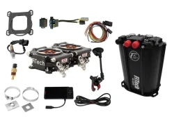 FiTech 2x4 1200 HP Matte Black EFI w/Force Fuel System (35464)