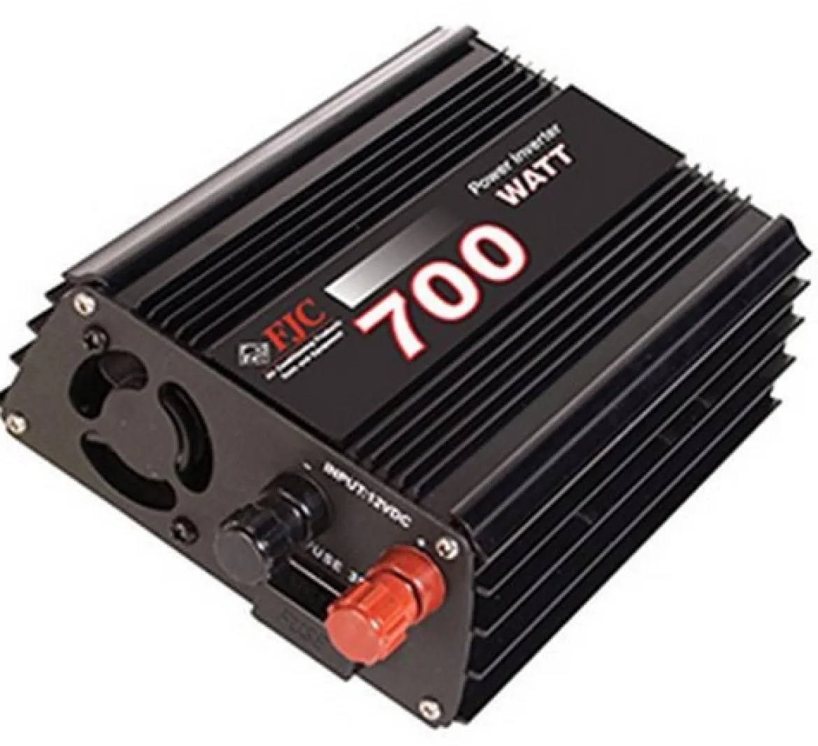 FJC High-Efficiency 700-Watt Power Inverter with Dual Outlets (53070)