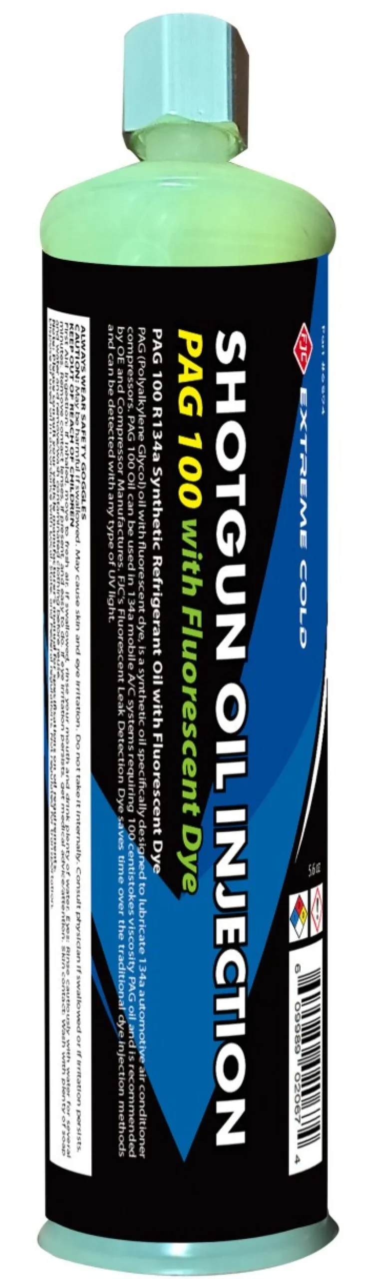 FJC PAG 100 Oil Cartridge with Dye for A/C Systems (6894)