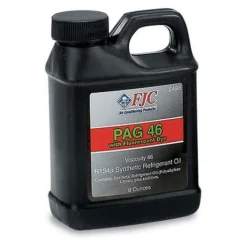 FJC PAG Oil 46 with UV Dye for R134a Systems, 8 oz (2493)