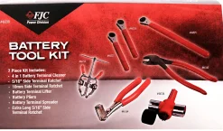 FJC 7-Piece Battery Maintenance Kit for Automotive Care (46330)