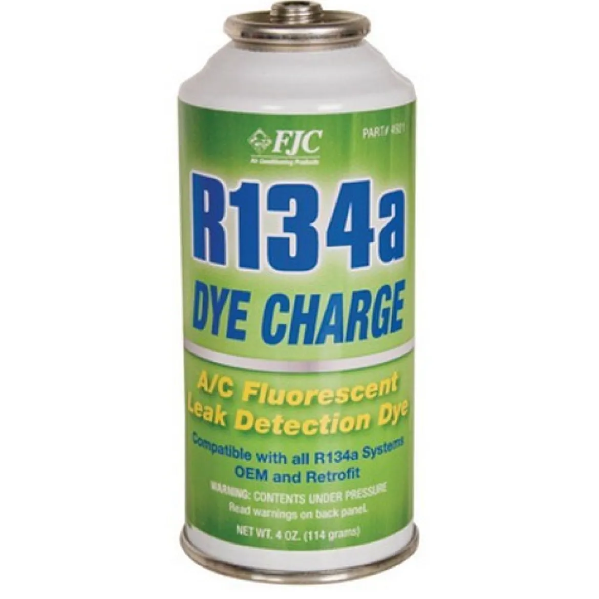 FJC R134a Fluorescent Dye Charge for A/C Leak Detection - 2 oz (4921)