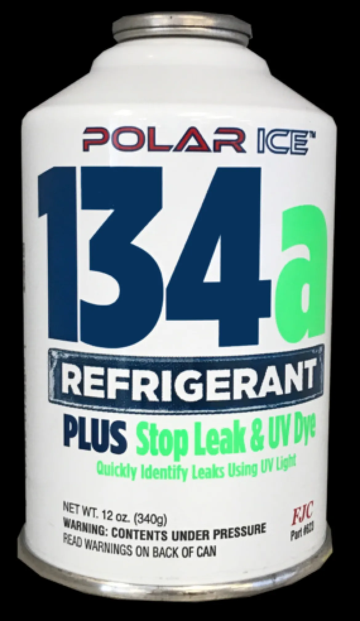 FJC R134a Refrigerant with UV Dye for Leak Detection 12.5 oz (623)