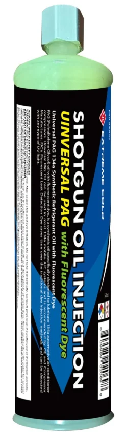 FJC Universal PAG Oil Cartridge with Dye for A/C Systems (6897)