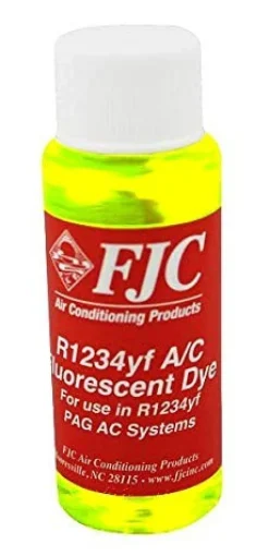 FJC UV Fluorescent Leak Detection Dye for R-1234yf A/C Systems - 1 Pack (6810)