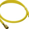 FJC Yellow 36" R134a Charging Hose for A/C Systems (6523)