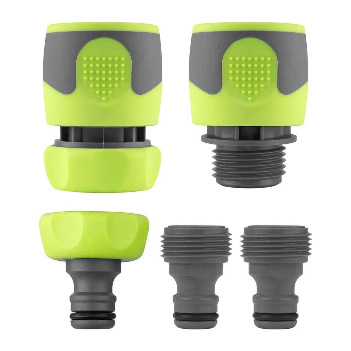 Flexzilla Garden Hose Quick-Connect Fittings 5-Piece Kit (HFZGAK14)